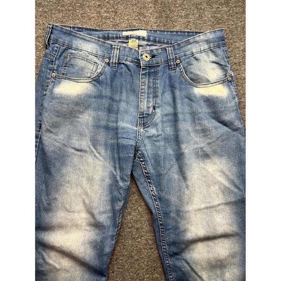 Colours Alexander Julian Jeans Mens 36x30 Blue Straight Leg Stretch Denim - Picture 7 of 16